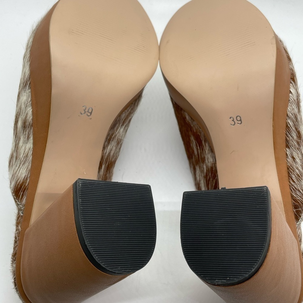 NWT Alara the label true cowhide women's clogs size 8 - Picture 6 of 6